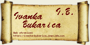 Ivanka Bukarica vizit kartica